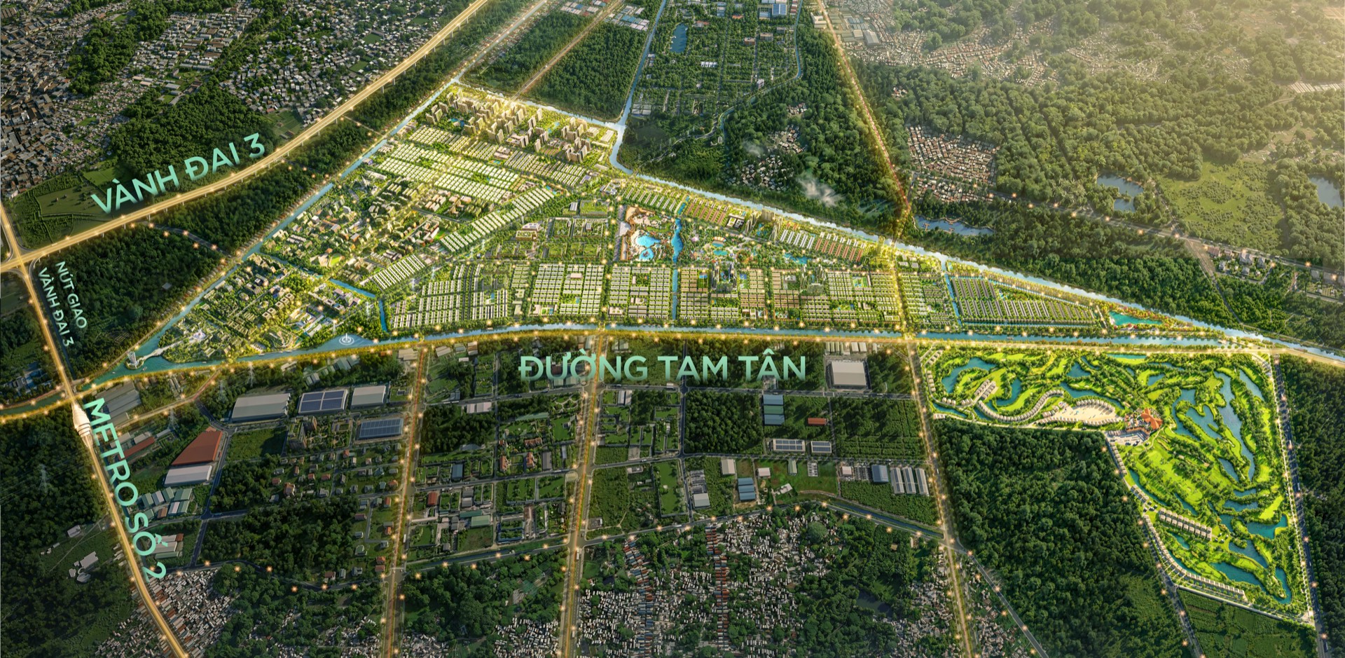 Metro số 2 và Vành đai 3 tác động BĐS Tây Bắc